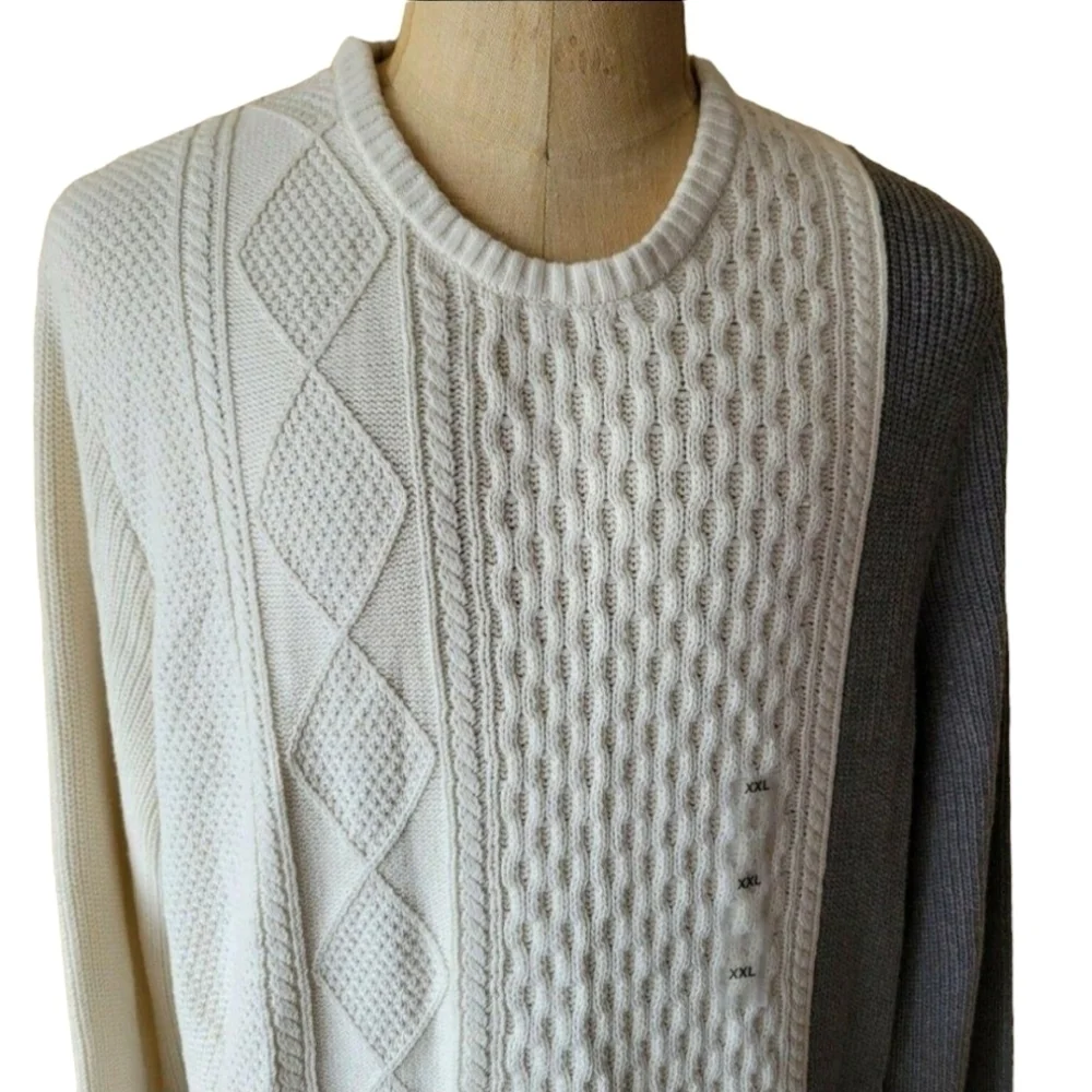 INC Colorblock Mens Sweater Size XXL. NWT